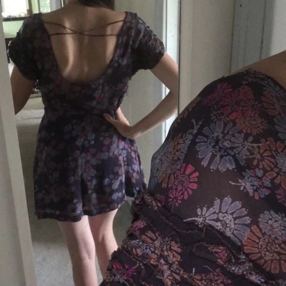 NWT Free People Dress, Yours Truly, Lace Up.💙 - Picture 2 of 8